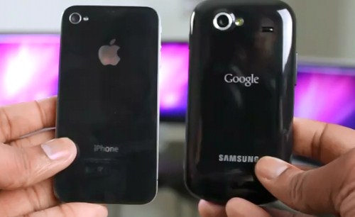 Comparação entre o iPhone e o Nexus S